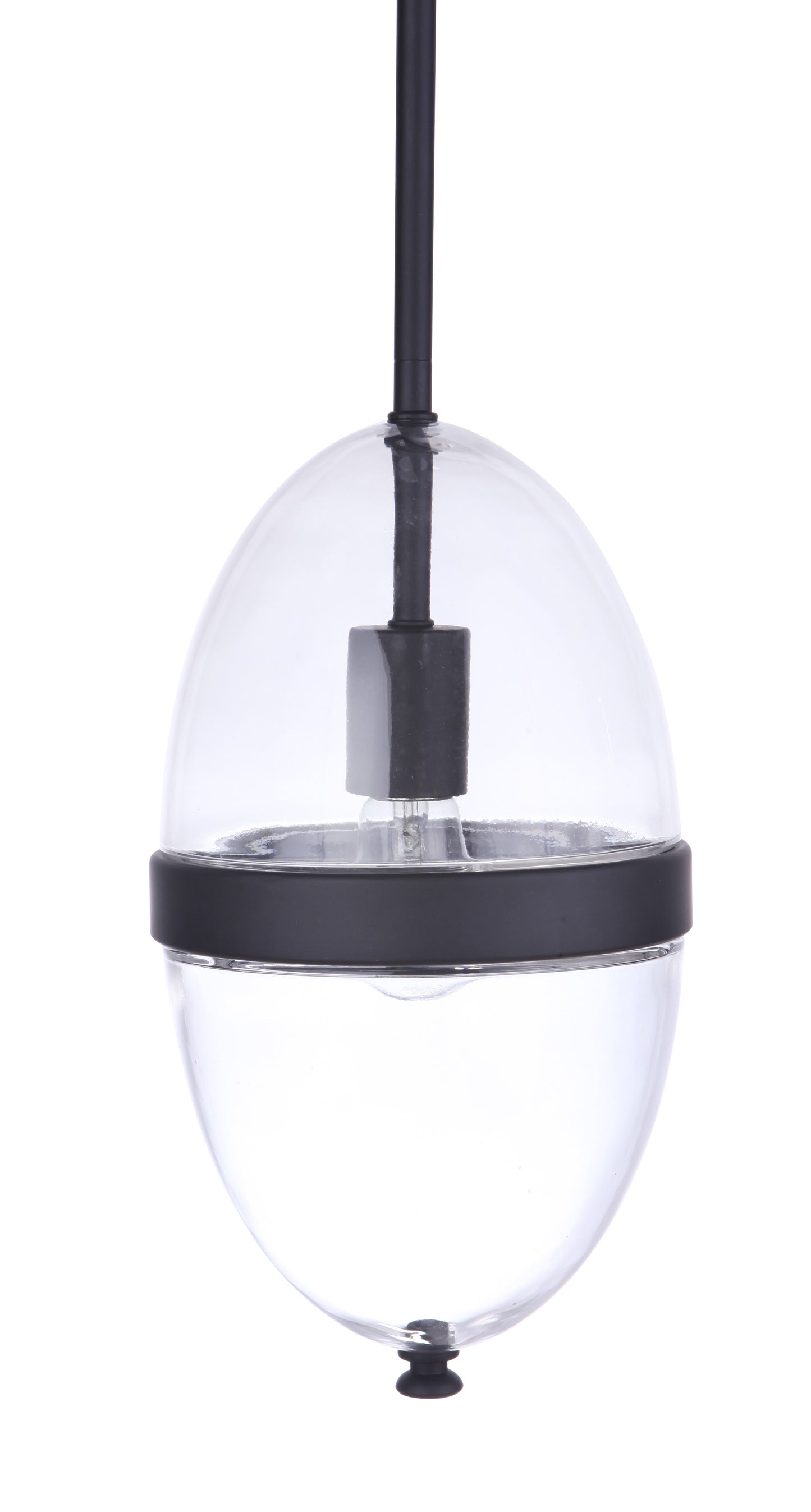 ZA3511-MN - Sivo 1 Light 6.75" Wide Outdoor Pendant - Midnight