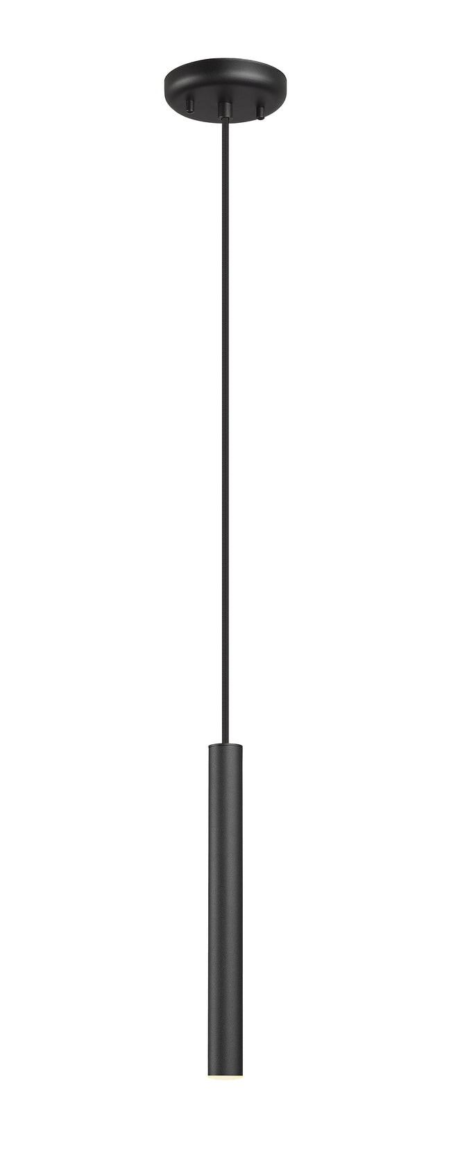 919MP12-MB-LED - Forest 1 Light Pendant 5" - Matte Black