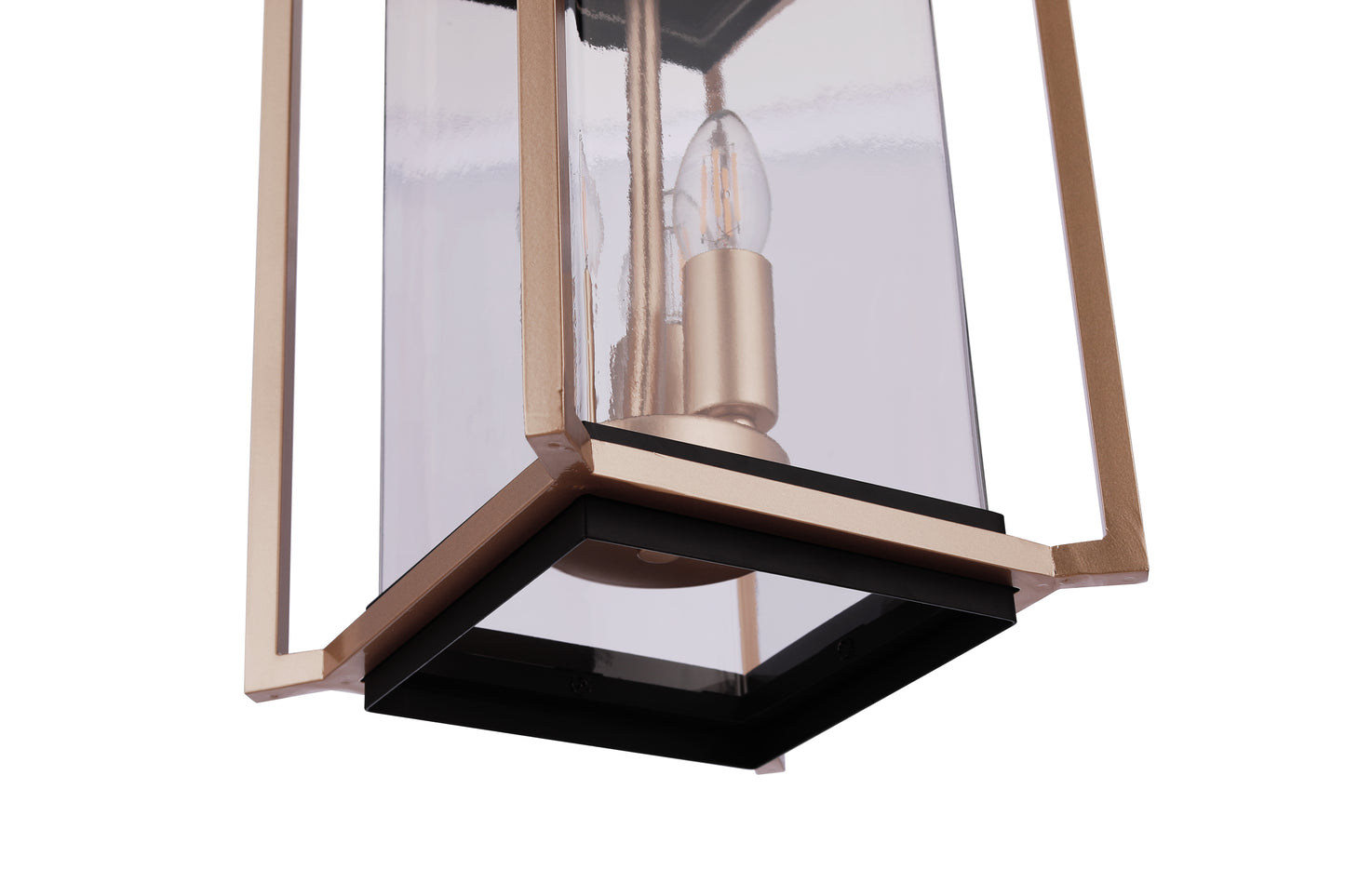 ZA6511-MNSB - Metalwork 3 Light 9" Wide Outdoor Pendant - Midnight / Satin Brass