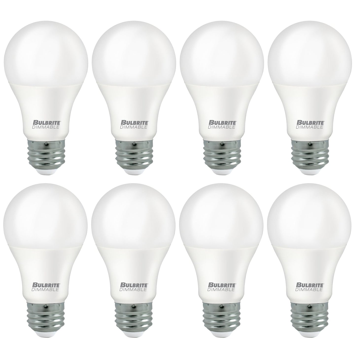774262 - Dimmable Frost A19 LED Light Bulb - 9 Watt - 2700K - 8 Pack
