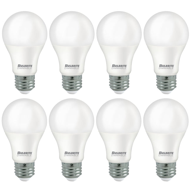 774262 - Dimmable Frost A19 LED Light Bulb - 9 Watt - 2700K - 8 Pack