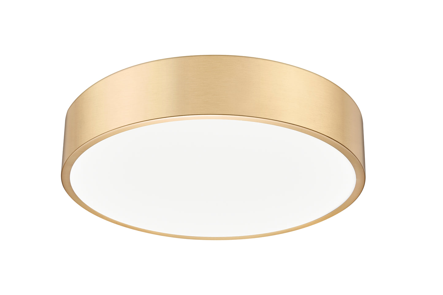 1017F20-MGLD-LED - Coronado 1 Light Flush 20" Mount - Modern Gold