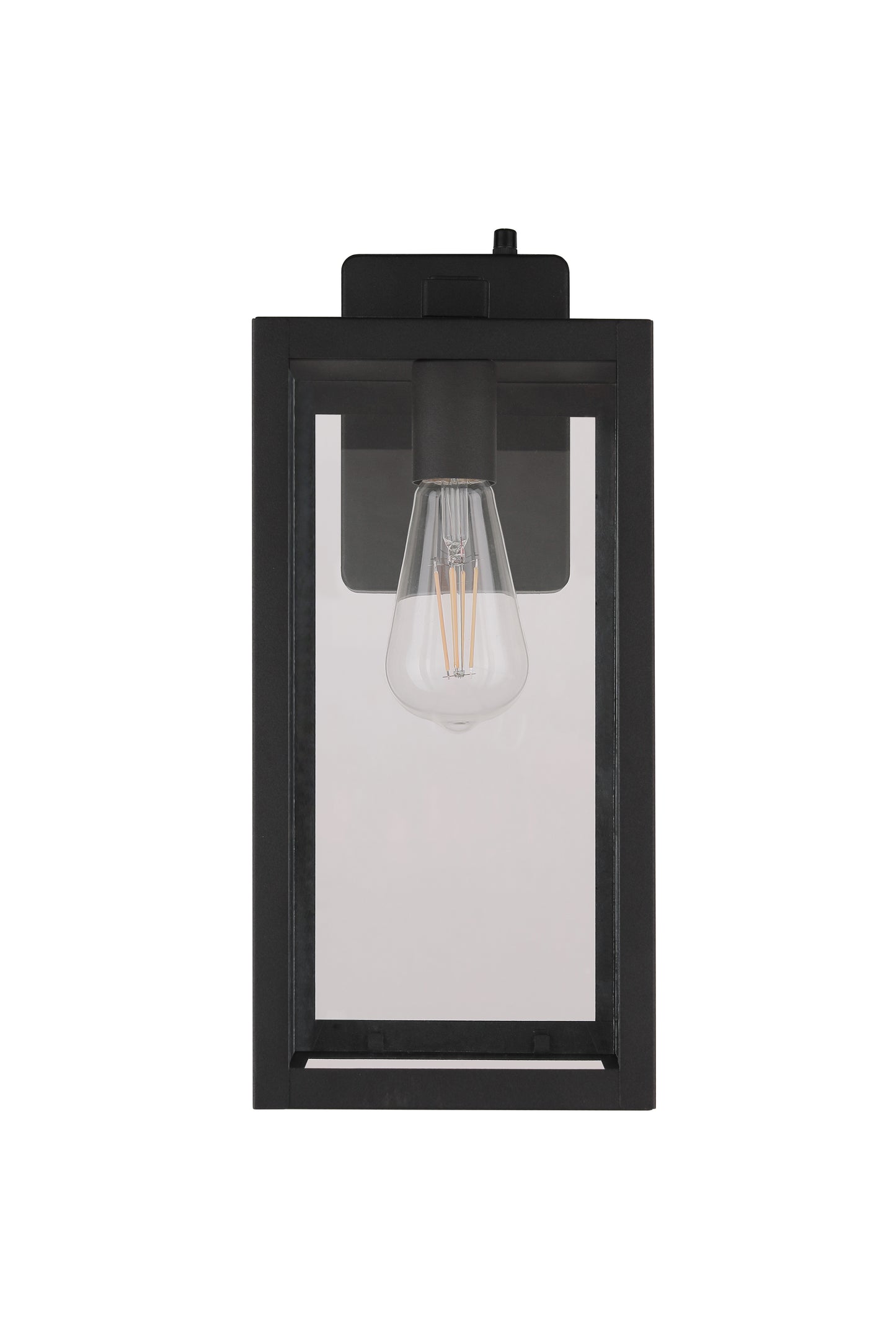 ZA7114-TB-PC - Harris 1 Light 16" High Outdoor Wall Lantern - Textured Black