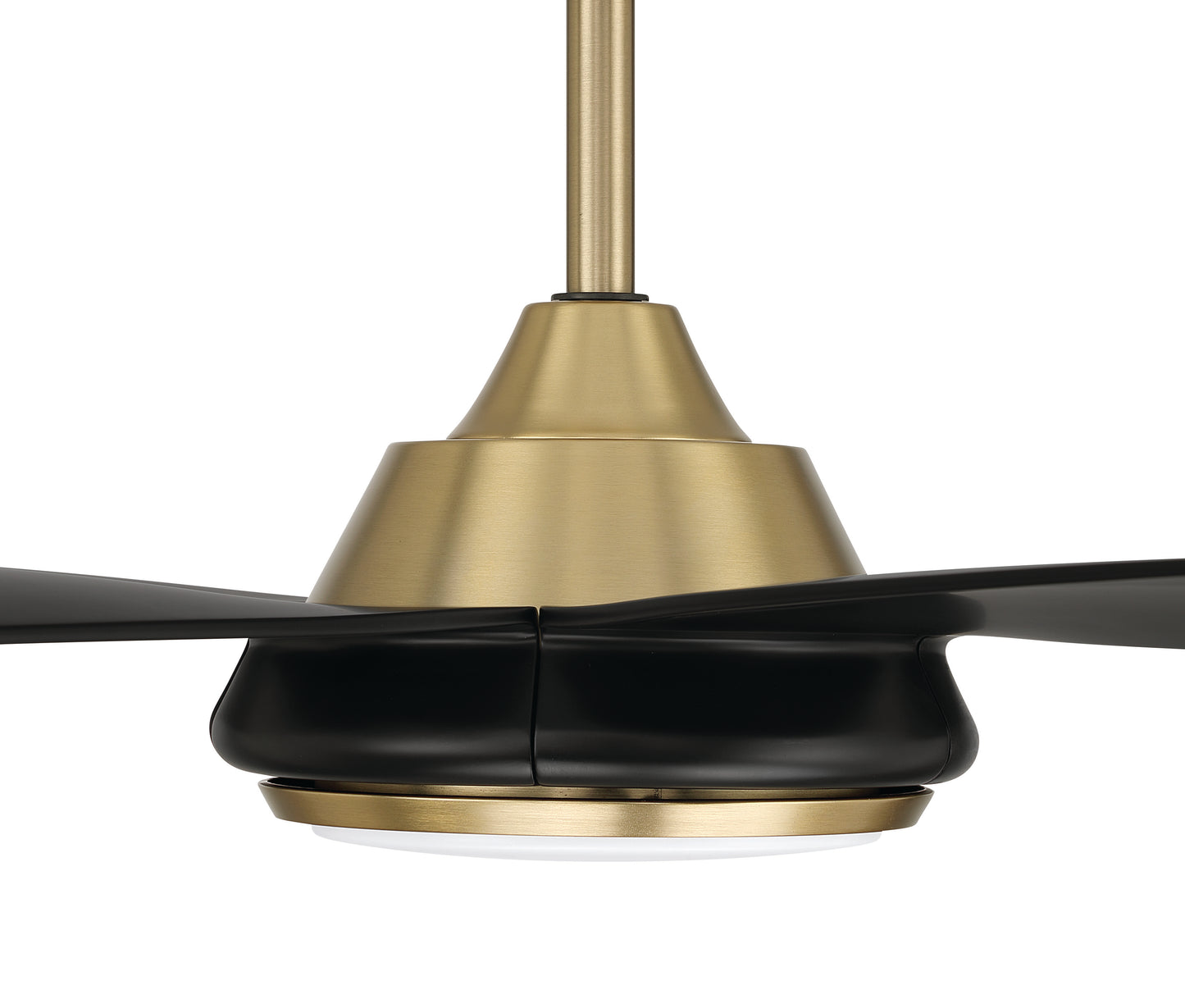 FRY52SBFB5 - Frye 52" 5-Blade Indoor ceiling Fan 52" 5 Blade Ceiling Fan with Light Kit - Satin Brass