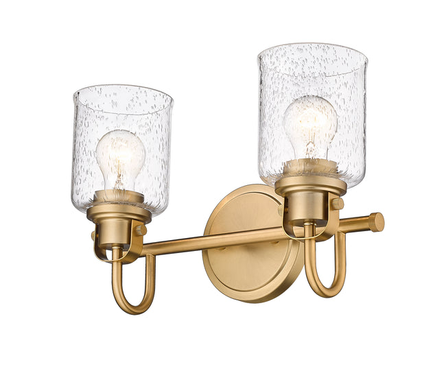 340-2V-HG - Kinsley 2 Light 14" Vanity - Heirloom Gold