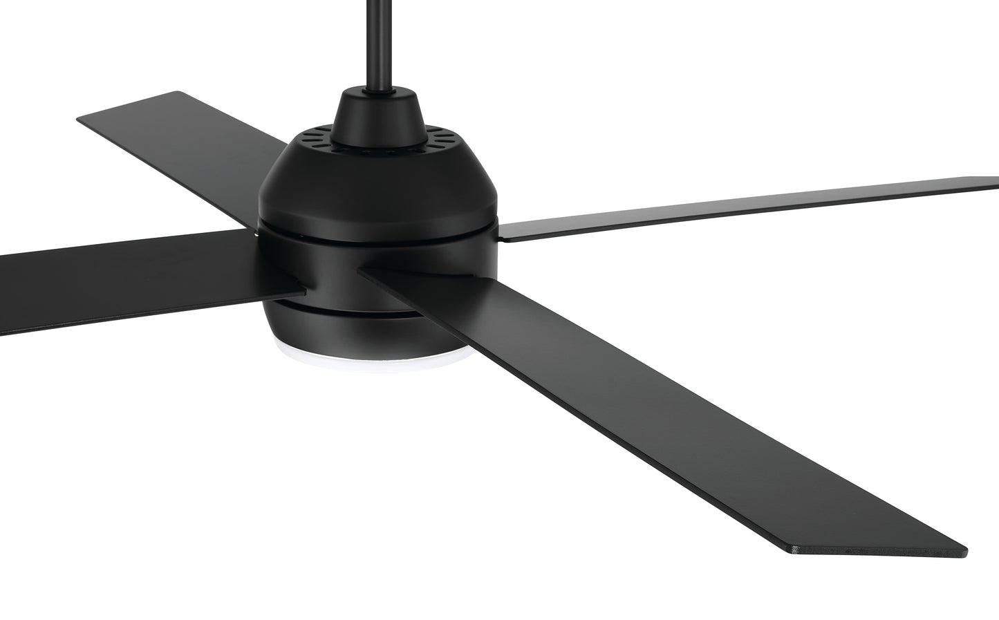 KLS52FB4 - Kelsey 52" 4-blade Indoor Ceiling Fan 52" 4 Blade Ceiling Fan with Light Kit - Flat Black