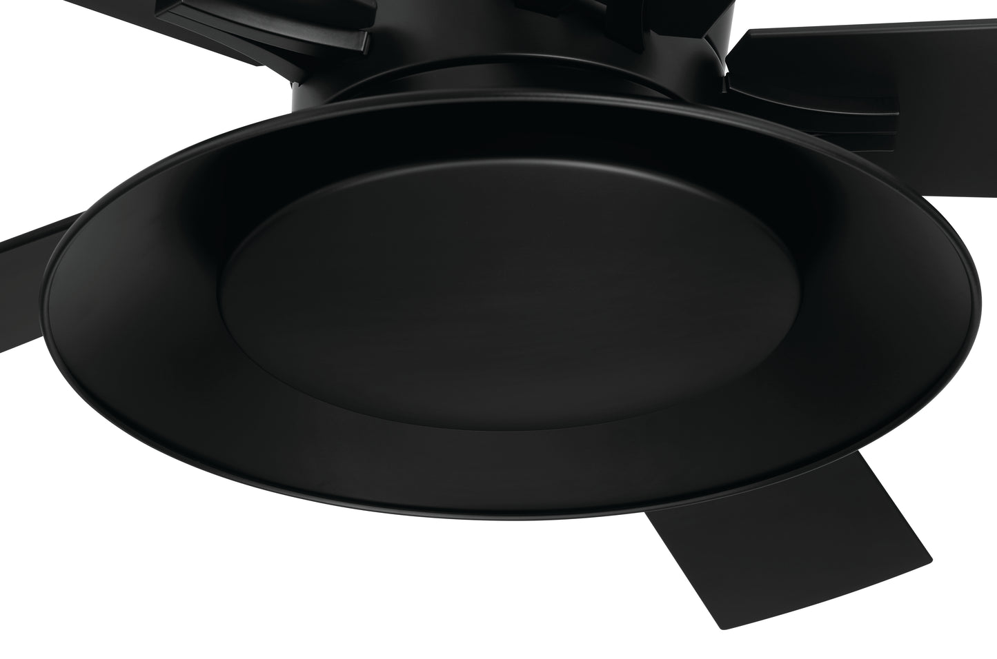 TOP52FB5 - Topper 52" 5 Blade Indoor Outdoor Ceiling Fan with Light Kit - Flat Black