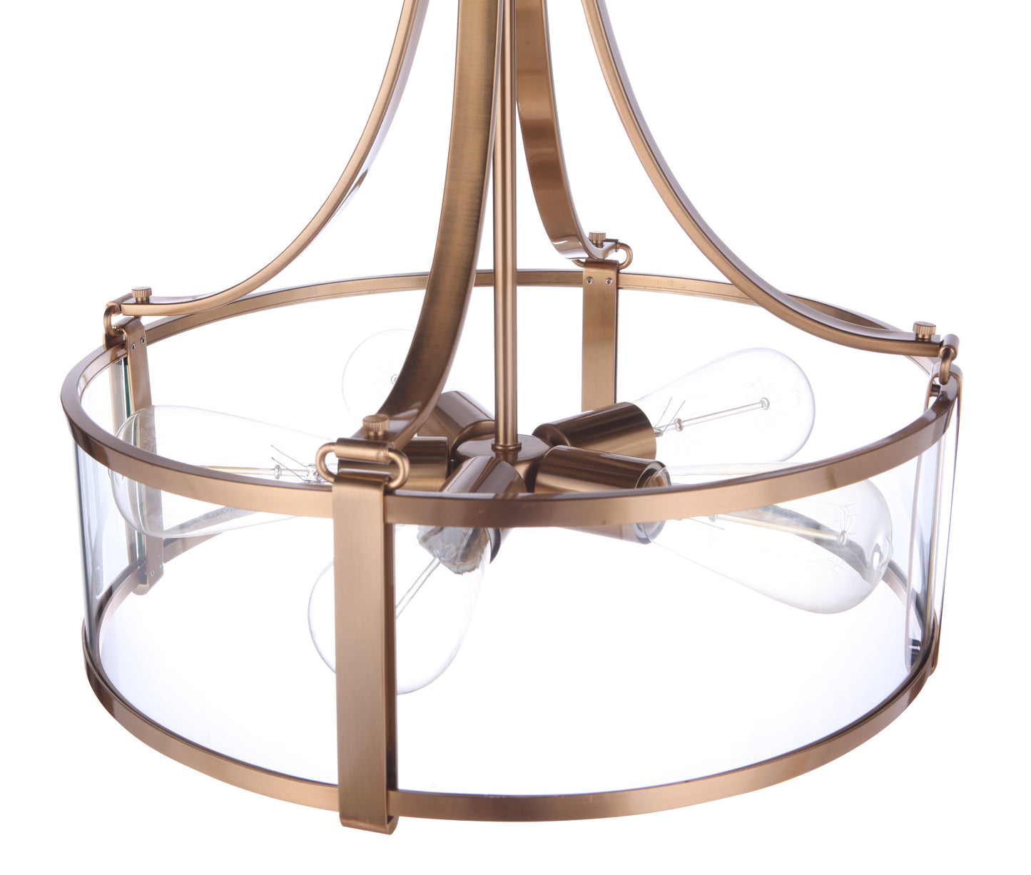 55395-SB - Elliot 5 Light 16" Wide Pendant - Satin Brass