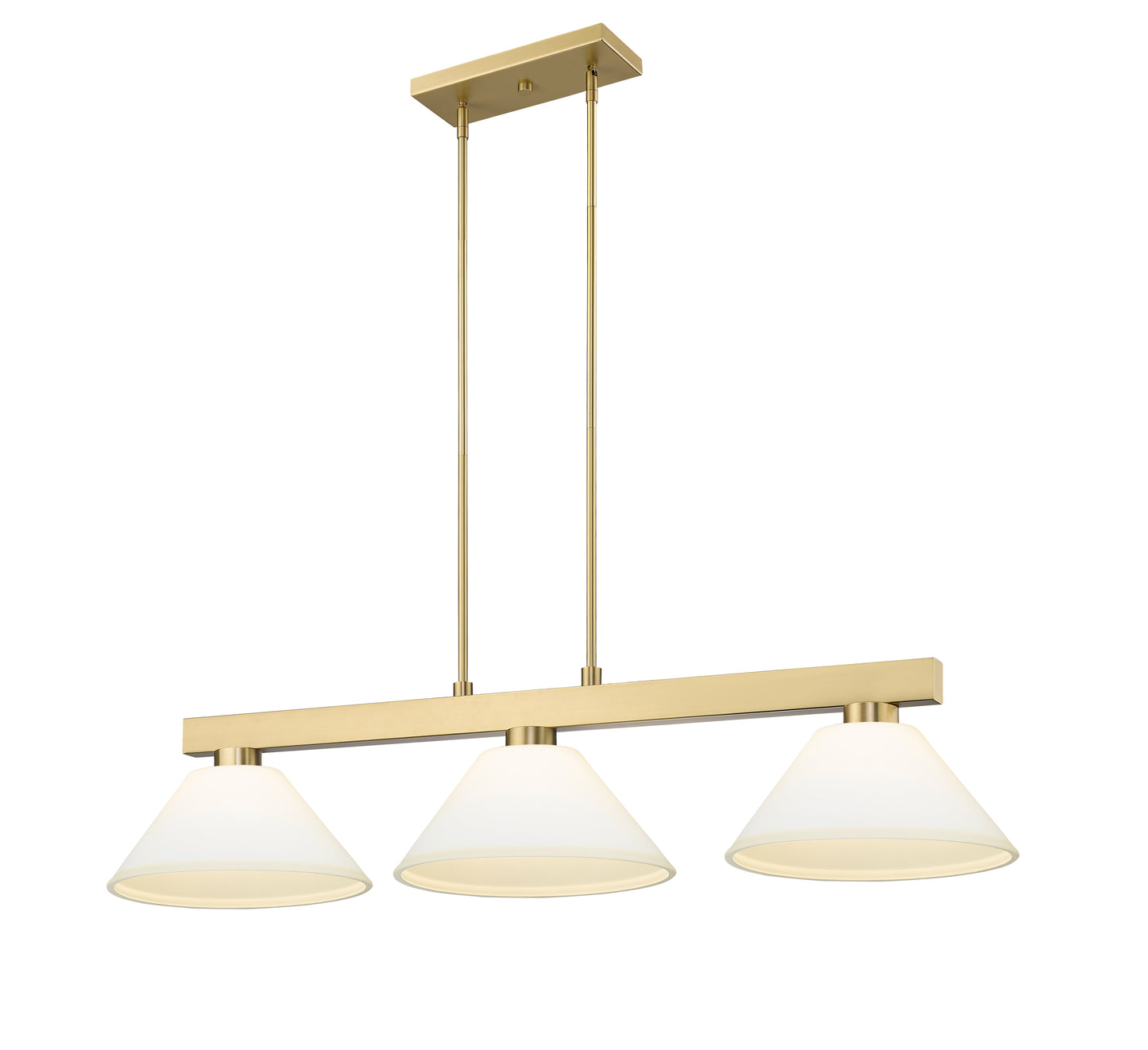 152MGLD-AMO14 - Cobalt 3 Light 50" Billiard - Modern Gold