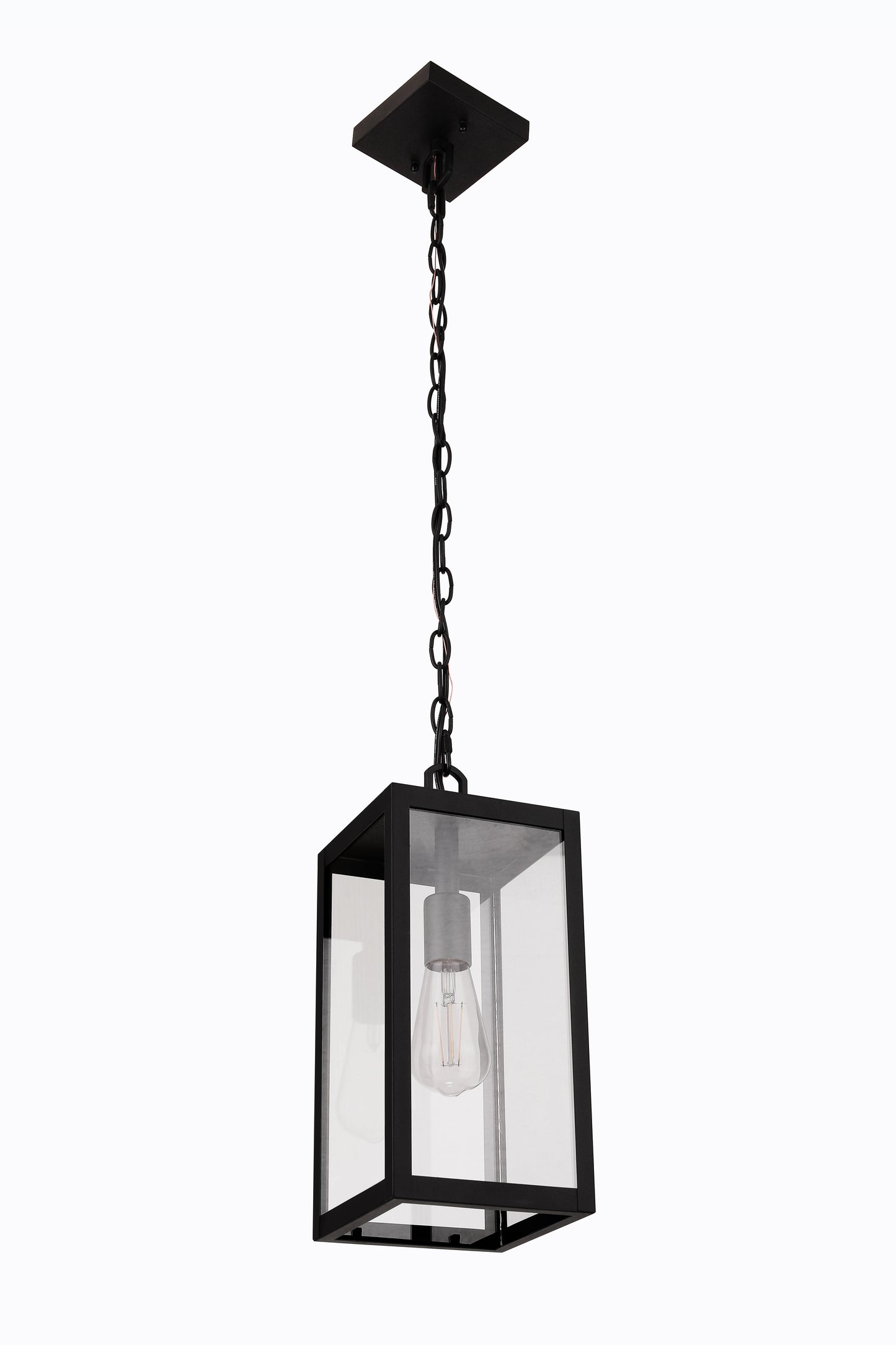 ZA7111-TB - Harris 1 Light 6.5" Wide Outdoor Pendant - Textured Black