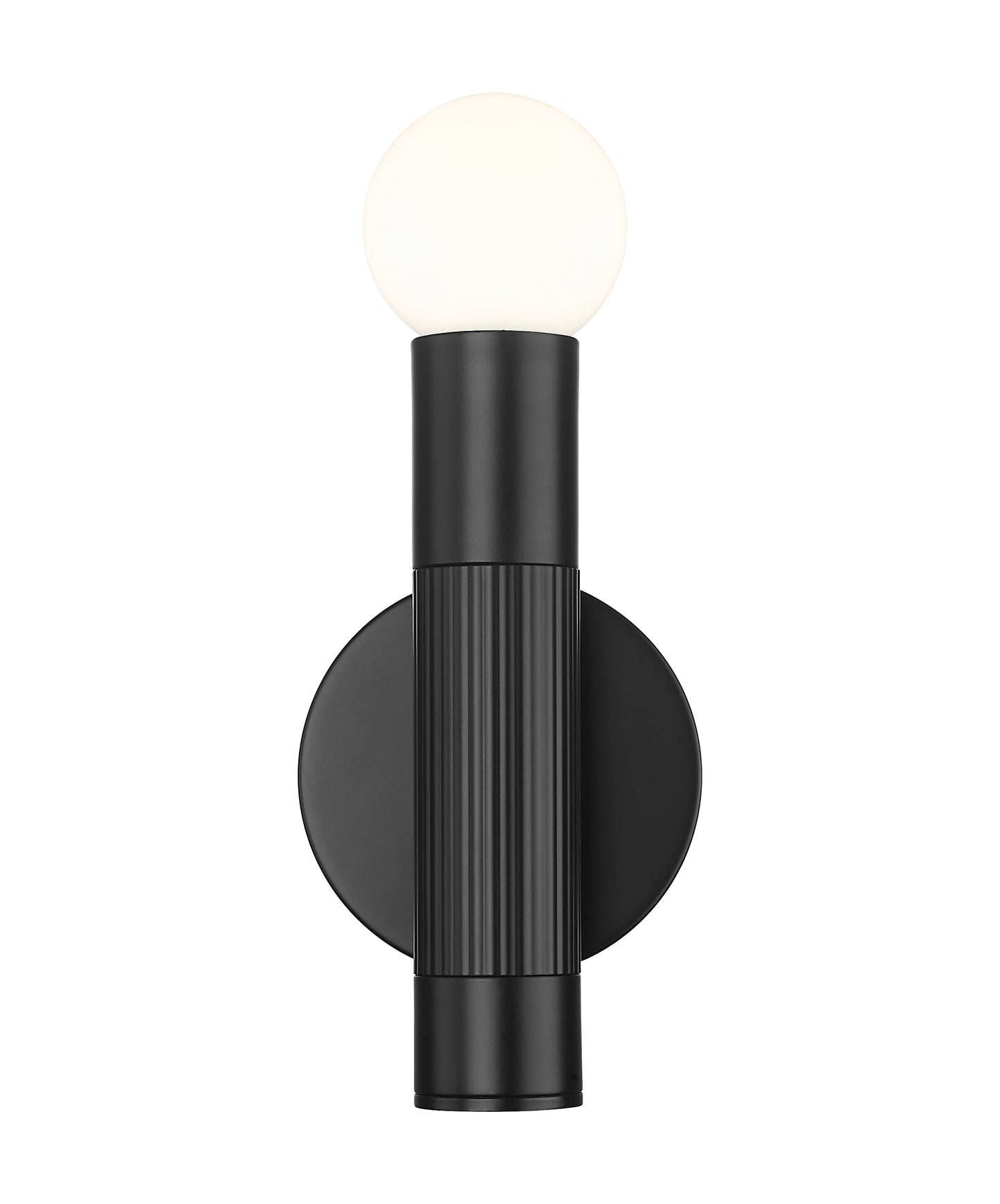 1956-1S-MB - Stari 1 Light Wall 9" Sconce - Matte Black