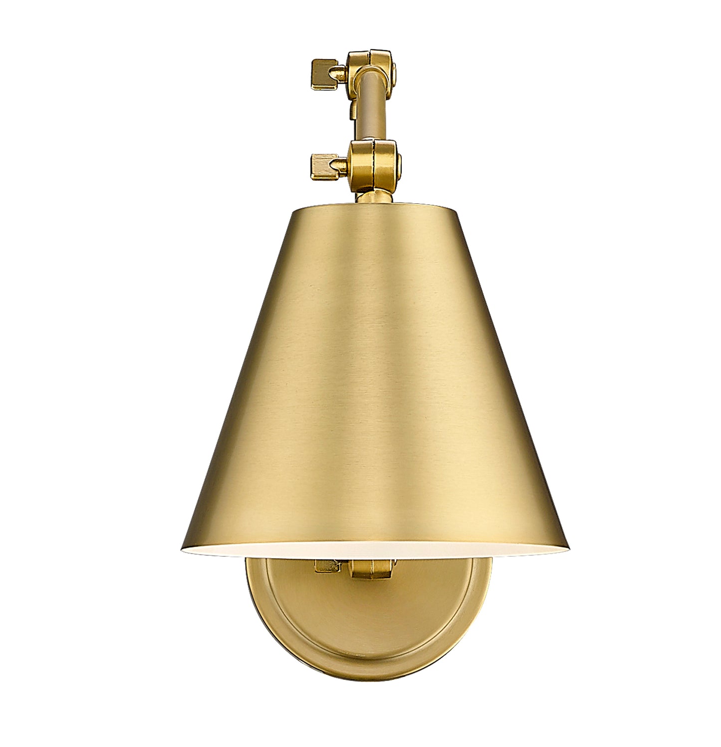 347S-MGLD - Regent 1 Light Wall 8" Sconce - Modern Gold