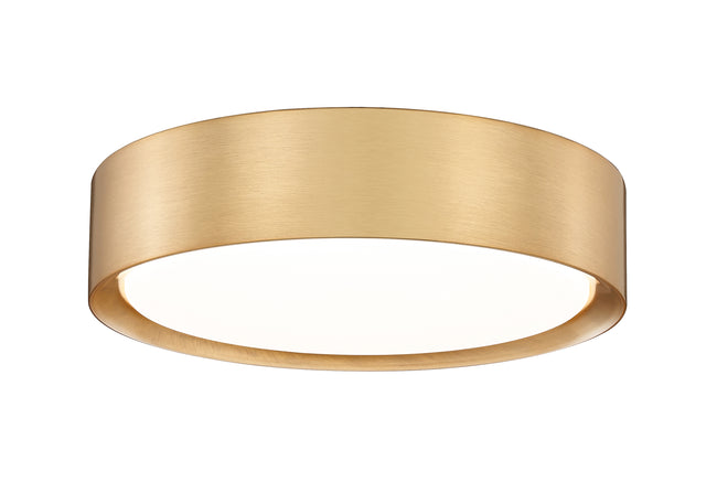 1014F12-MGLD-LED - Kawan 1 Light Flush 12" Mount - Modern Gold