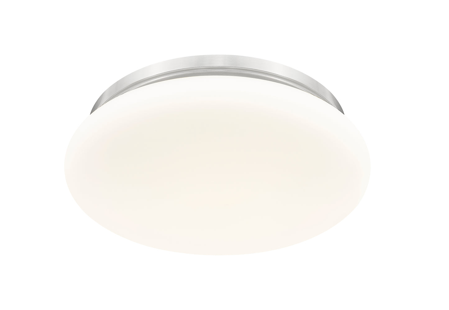 1025F16-BN-LED - Soleil 1 Light Flush 16" Mount - Brushed Nickel