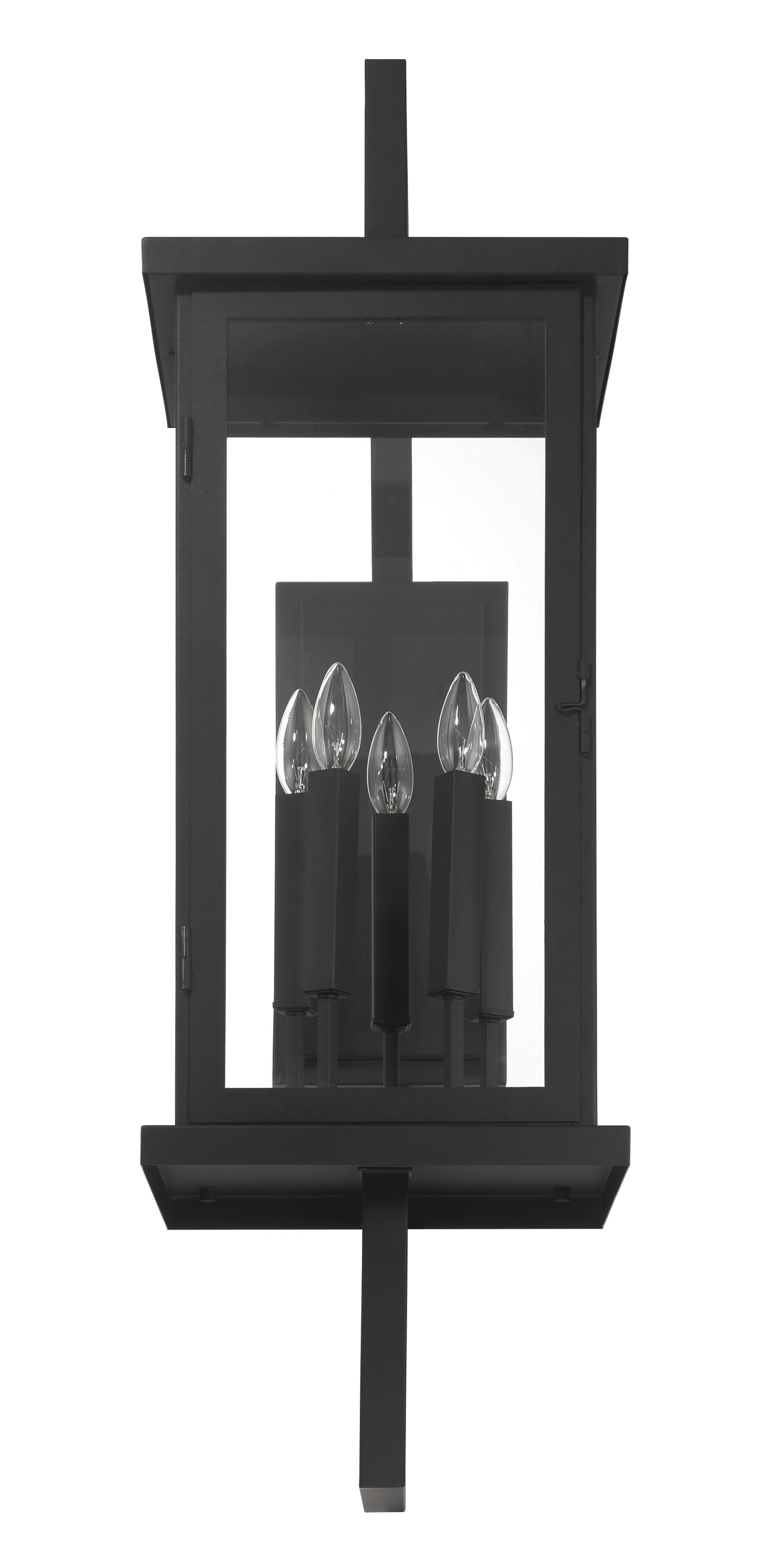 ZA8030-TB - Jordan 5 Light 38" High Outdoor Wall Lantern - Textured Black