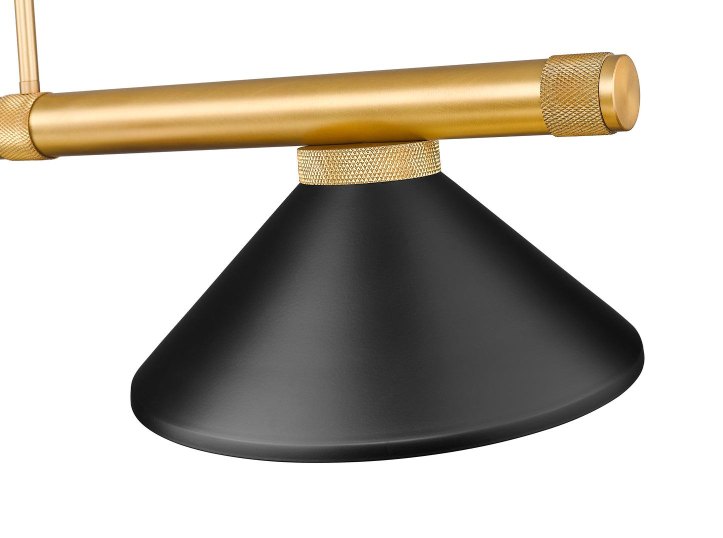 3050-3RB-MMB - Vanguard 3 Light 58" Billiard - Rubbed Brass