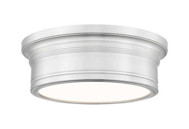7702F12-BN-LED - Bentley 1 Light Flush 12" Mount - Brushed Nickel