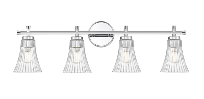 7519-4V-CH - Belle 4 Light 32" Vanity - Chrome