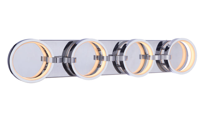 59304-CH-LED - Context 4 Light 33" Wide LED Vanity Light - Chrome