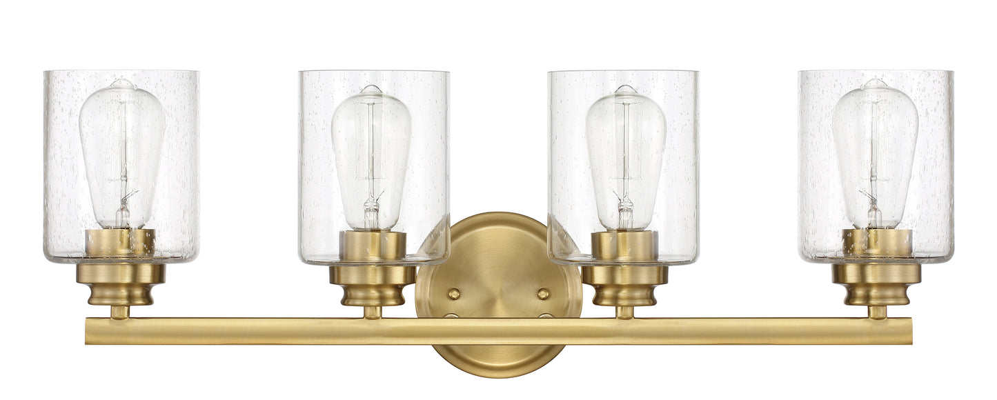 50504-SB - Bolden 4 Light 25" Wide Vanity Light - Satin Brass