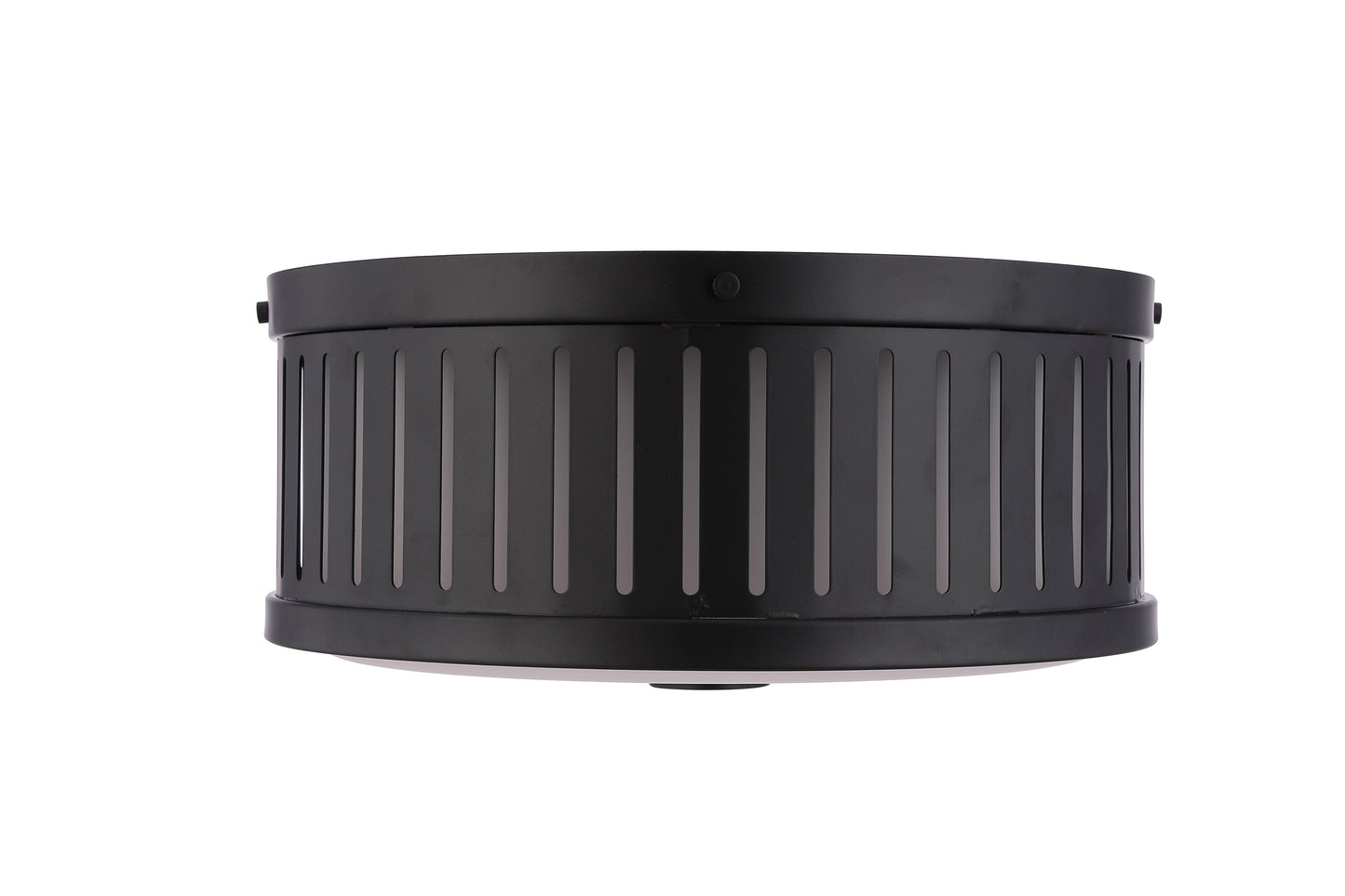 X3313-FB - Livingston 3 Light 13" Wide Flush Mount - Flat Black