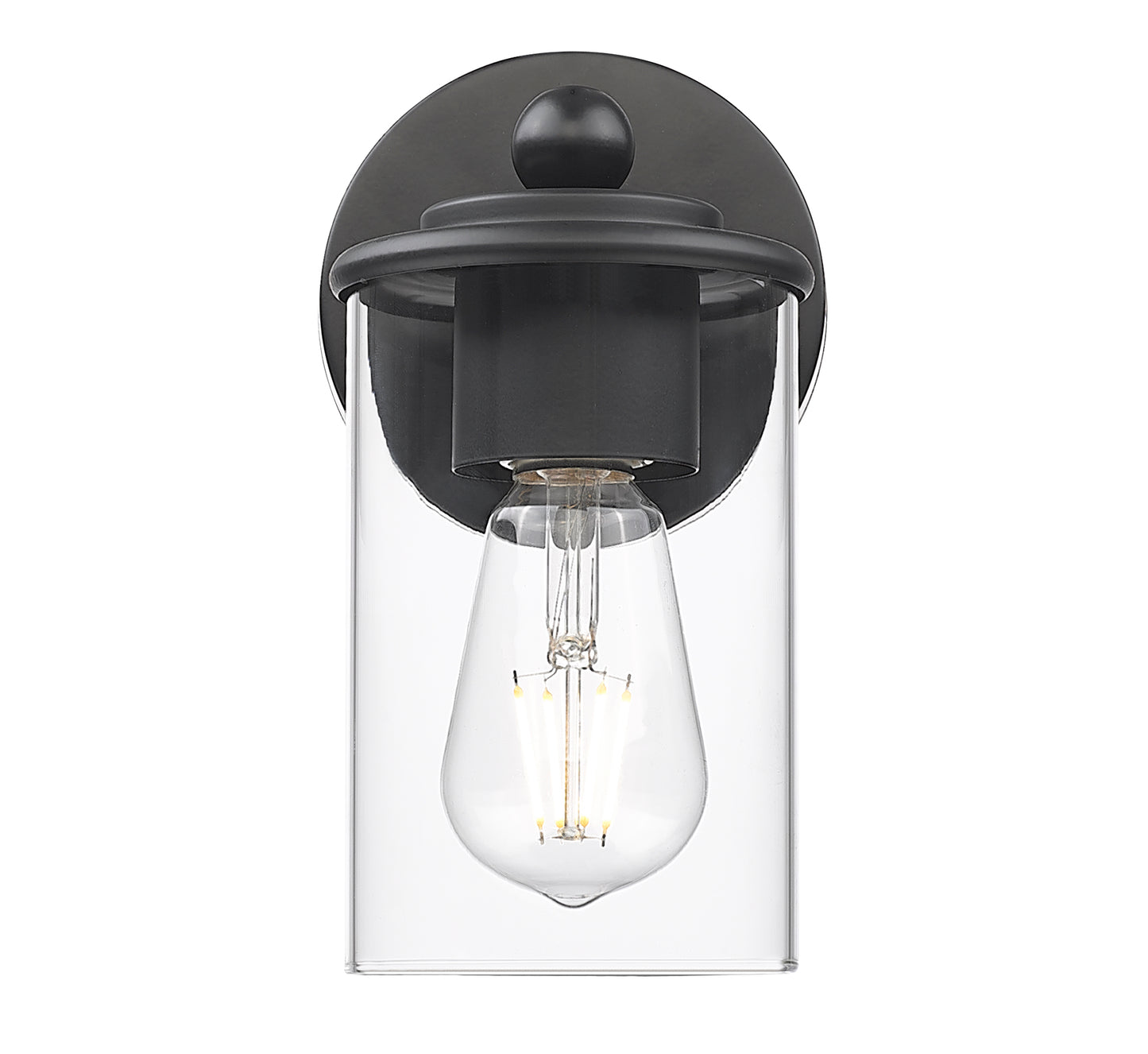 742-1S-MB - Thayer 1 Light Wall 9" Sconce - Matte Black