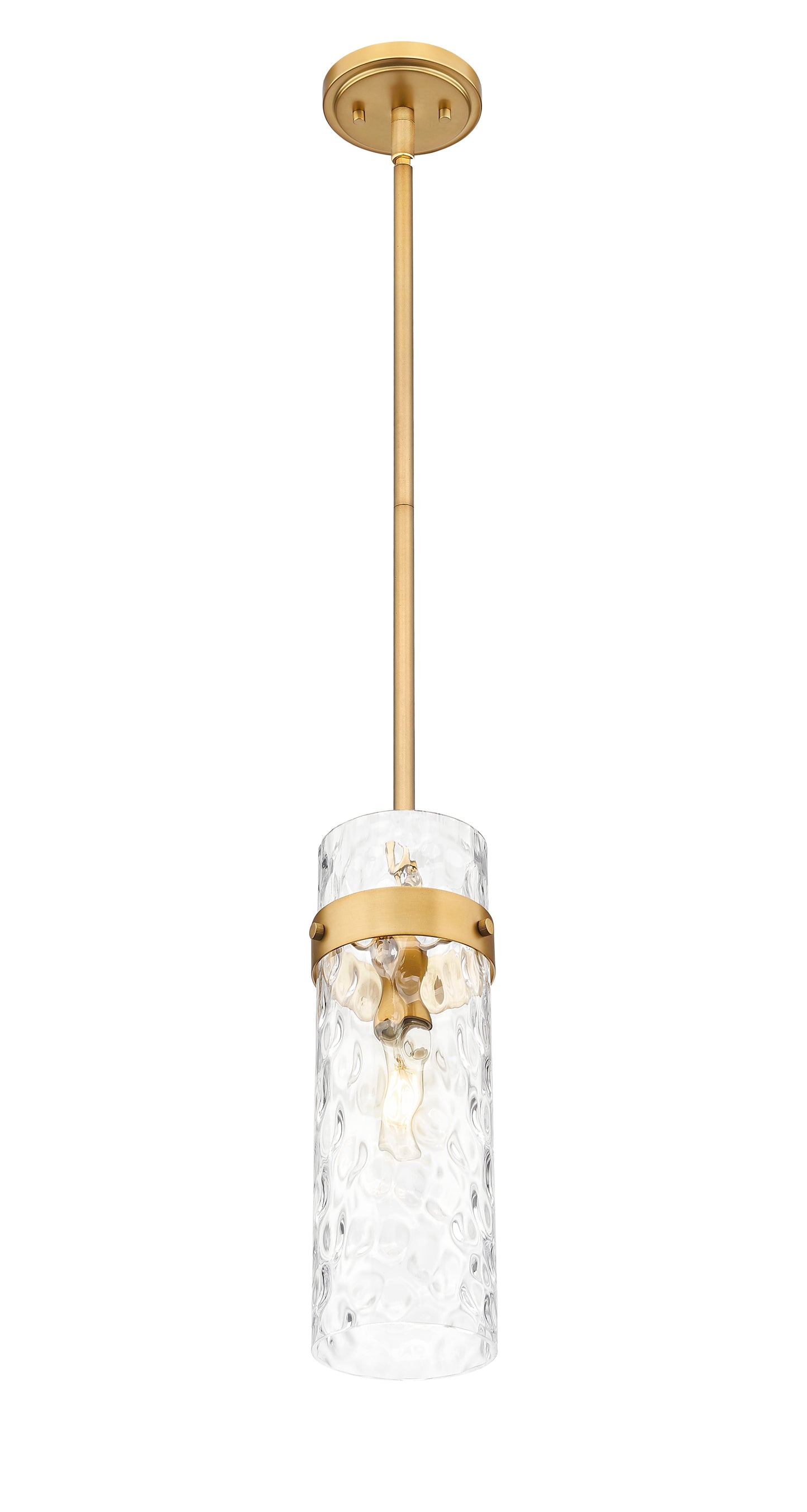 7002P5-ROD-RB - Fontaine 1 Light 6" Pendant - Rubbed Brass