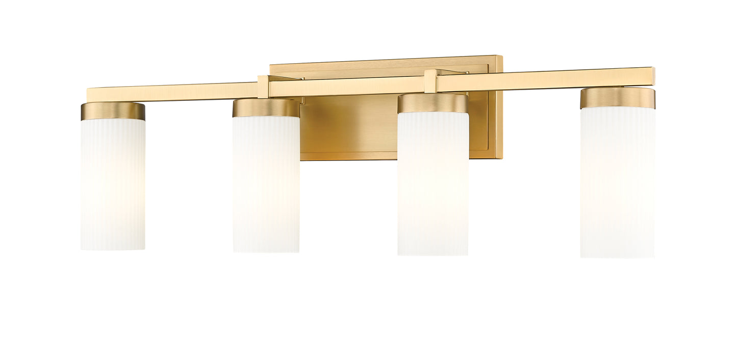 3044-4V-MGLD - Danica 4 Light 30" Vanity - Modern Gold