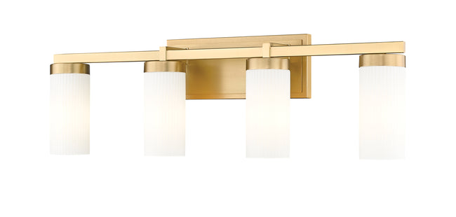 3044-4V-MGLD - Danica 4 Light 30" Vanity - Modern Gold