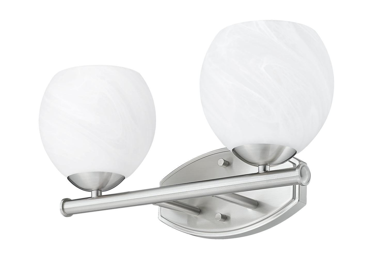 1963-2V-BN - Colette 2 Light 16" Vanity - Brushed Nickel