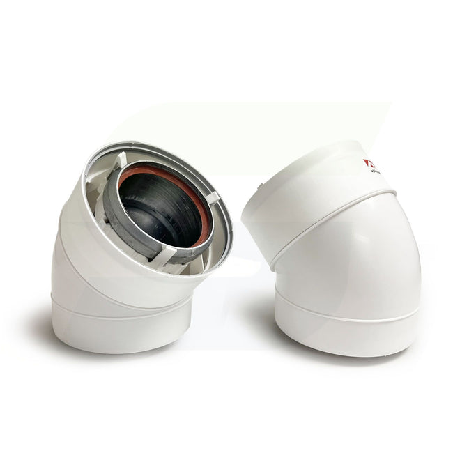 224050 - 45 Degree Elbow - Non-Condensing Tankless Water Heater Venting  - 3" / 5"