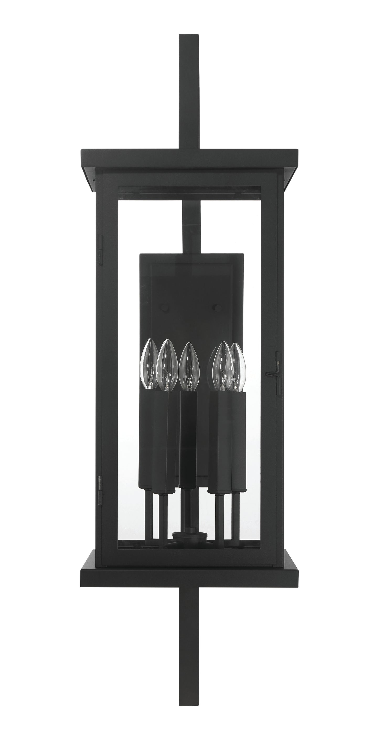 ZA8030-TB - Jordan 5 Light 38" High Outdoor Wall Lantern - Textured Black