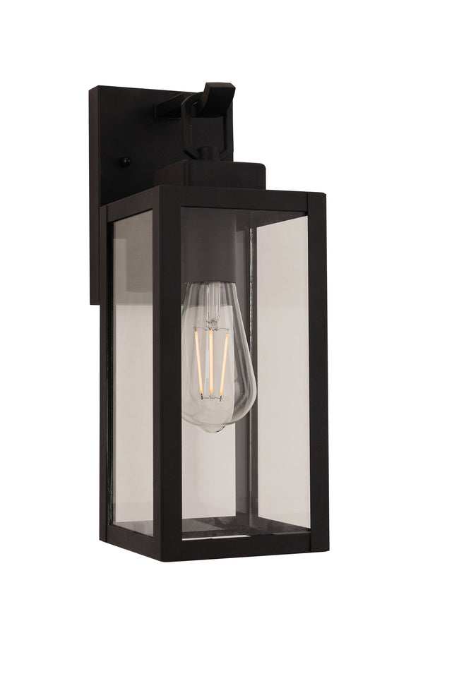 ZA6804-TB - Marin 1 Light 13.75" High Outdoor Wall Lantern - Textured Black