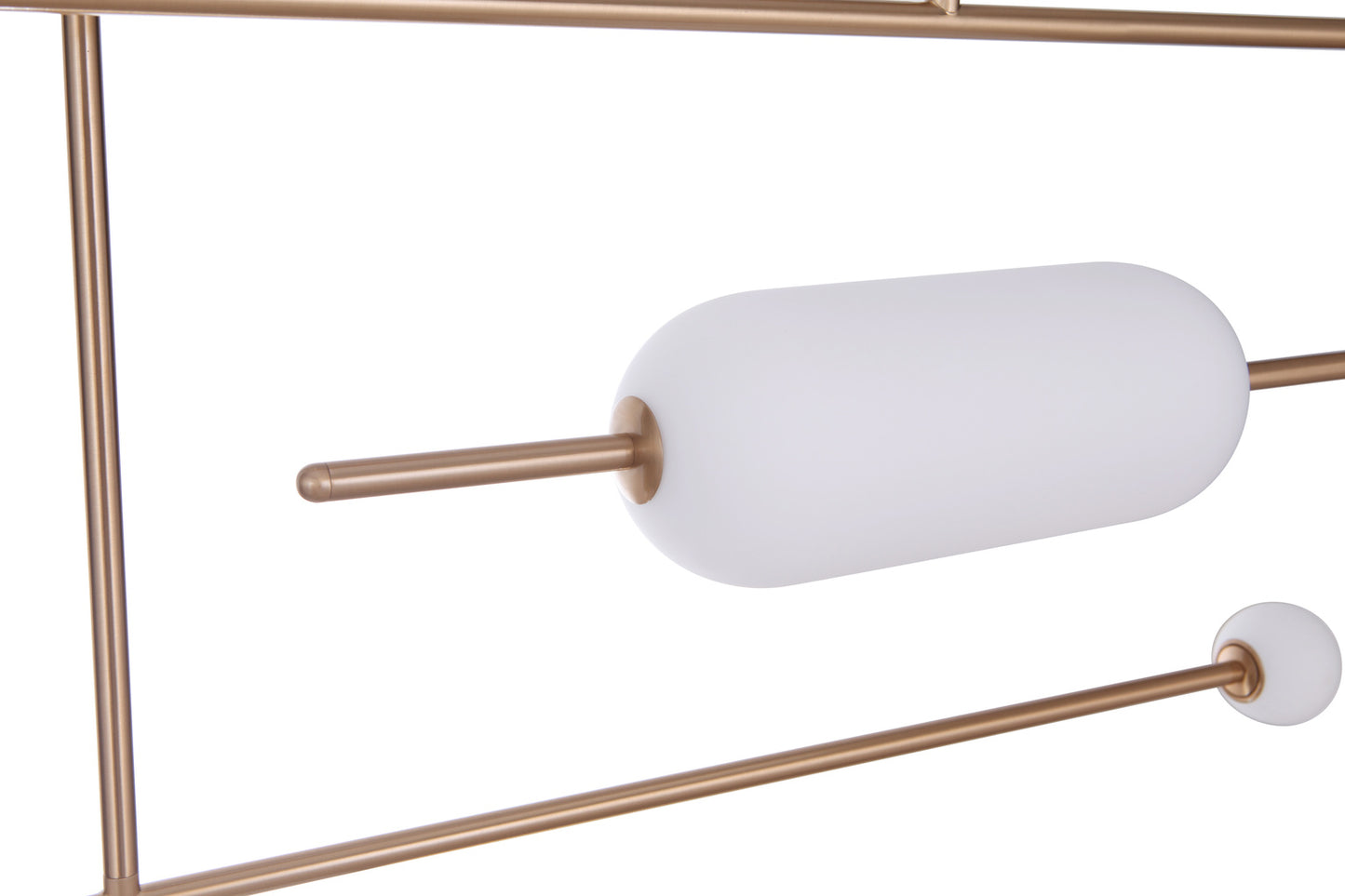 53874-SB-LED - Tuli 1 Light 6.9" Wide Island Light - Satin Brass