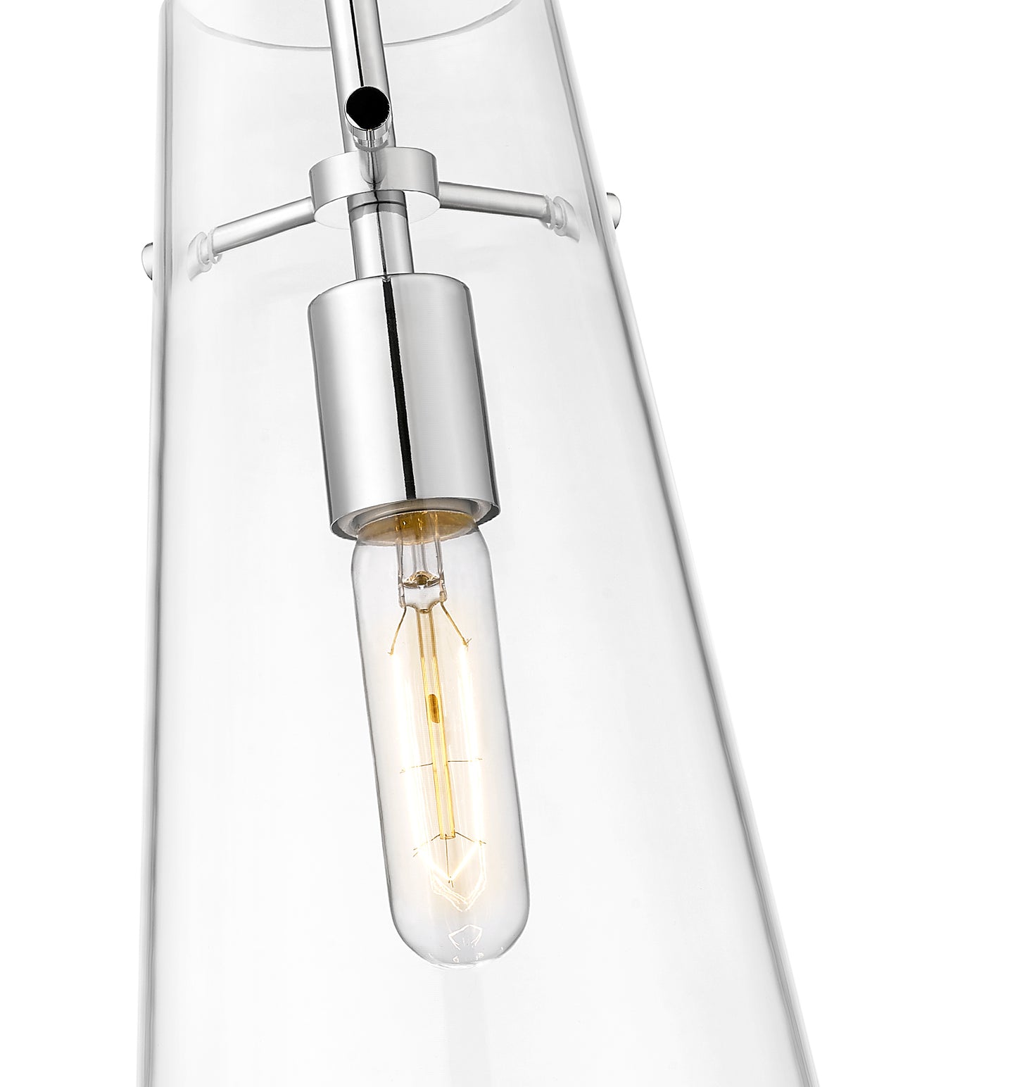 7508P-ROD-CH - Kira 1 Light 6" Pendant - Chrome
