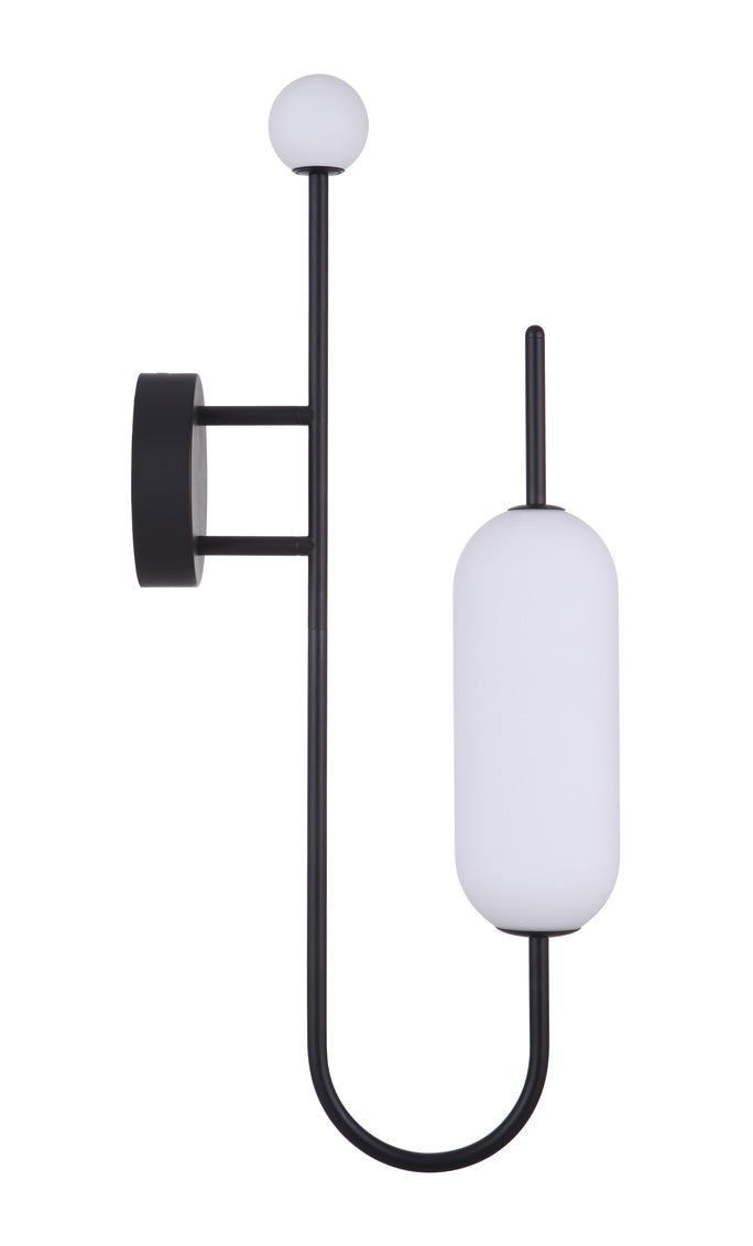 53862-FB-LED - Tuli 1 Light 26" High Wall Sconce - Flat Black