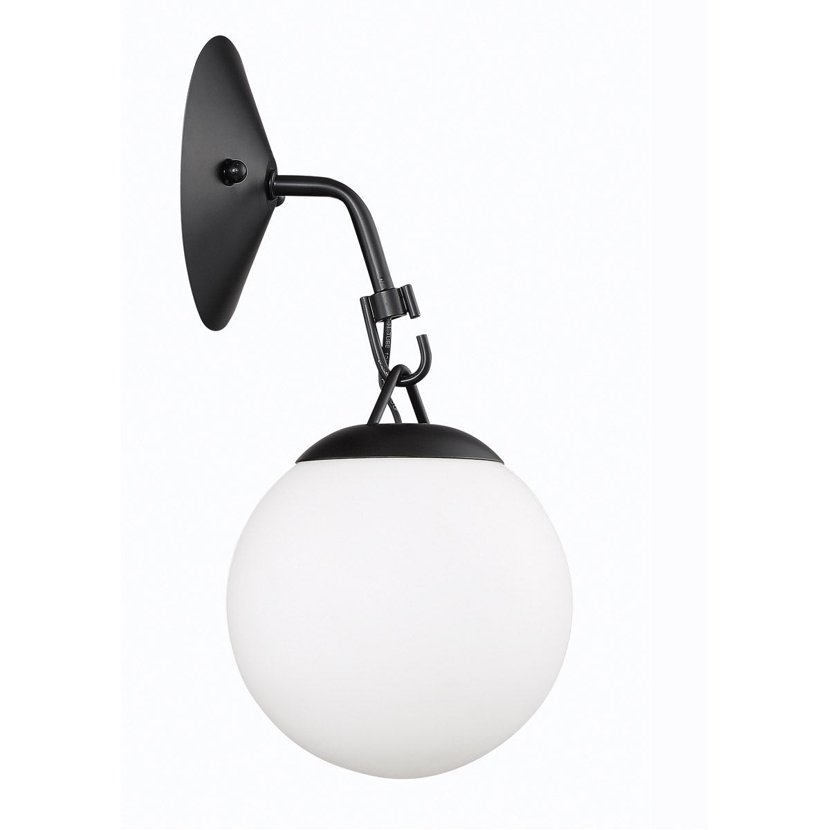50761-FB - Orion 1 Light 12.75" High Wall Sconce - Flat Black