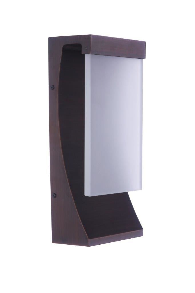 ZA5814-ABZ-LED - Vault 1 Light 15" High Outdoor Wall Lantern - Aged Bronze Brushed