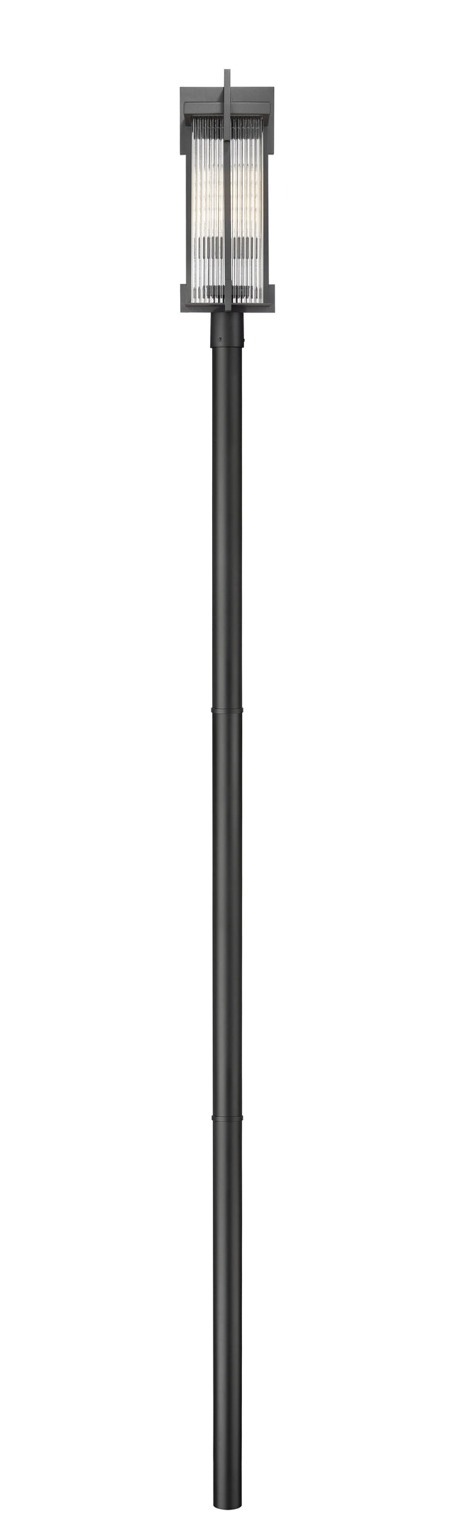 5031PHBR-5009P120-BK - Fortis 2 Light 144" Post Light - Sand Black