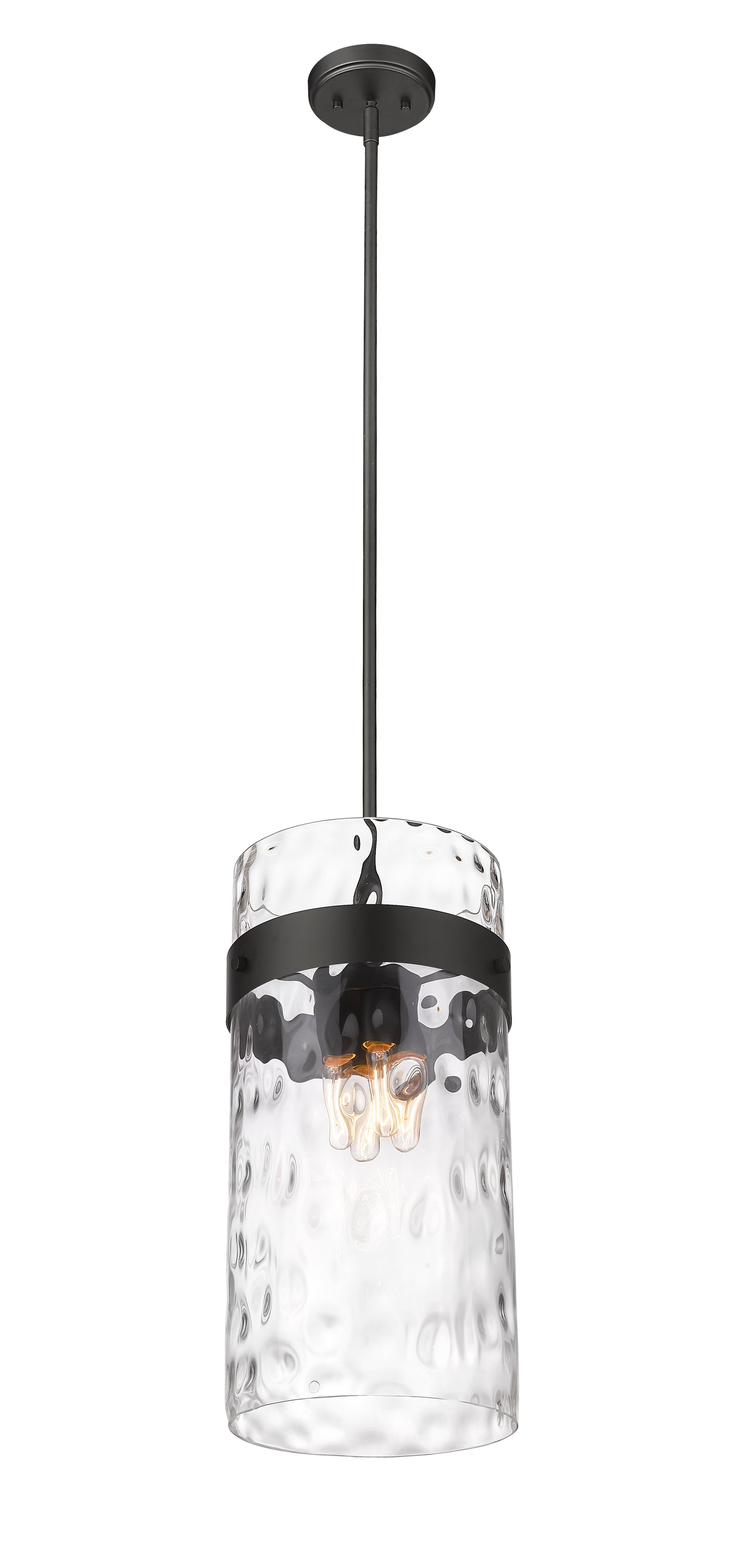 3035P12-MB - Fontaine 4 Light 13" Pendant - Matte Black