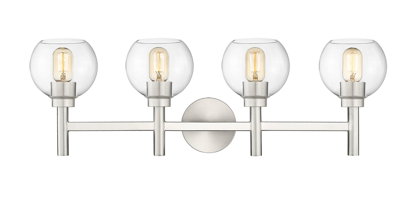 7502-4V-BN - Sutton 4 Light 32" Vanity - Brushed Nickel