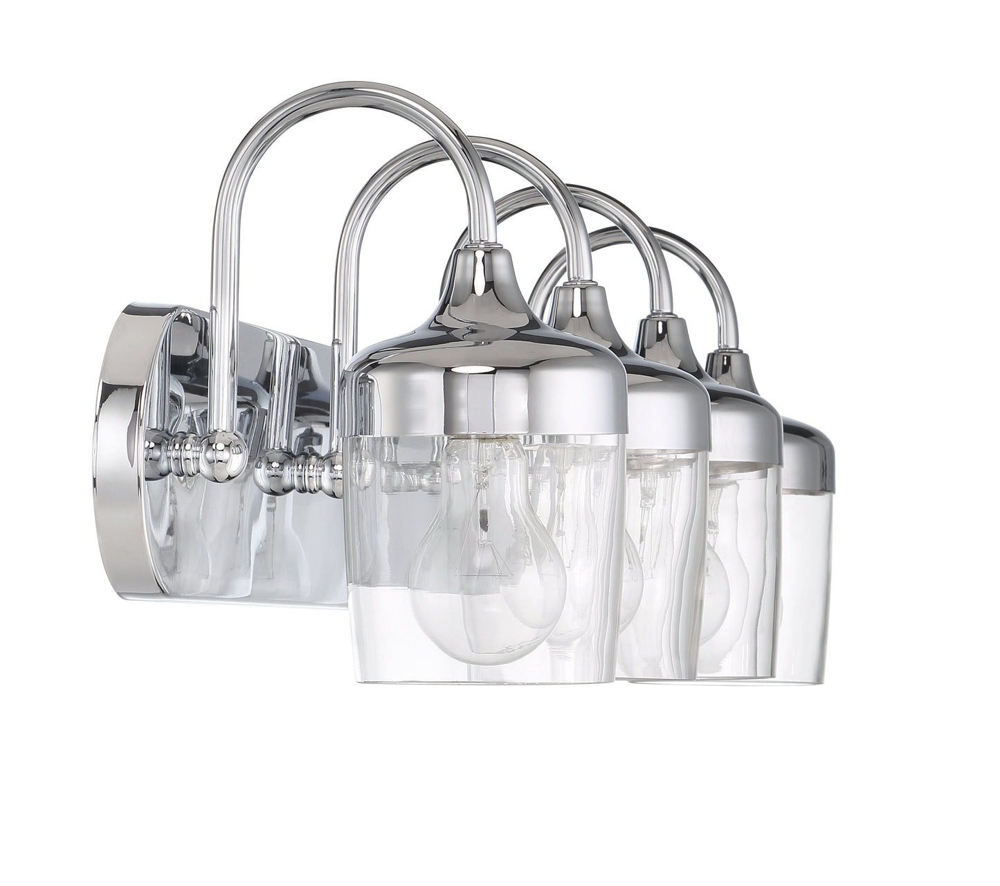 58104-CH - Wrenn 4 Light 30" Wide Vanity Light - Chrome