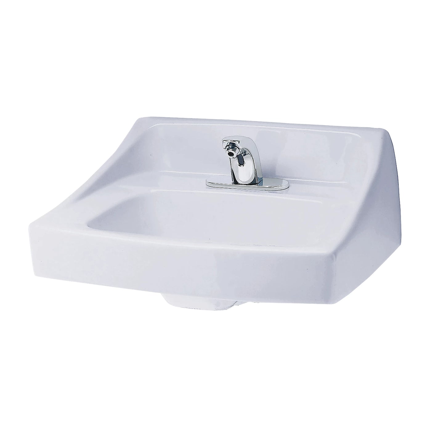LT307R.4#01 - Commercial Wall-hung Lavatory - Cotton White