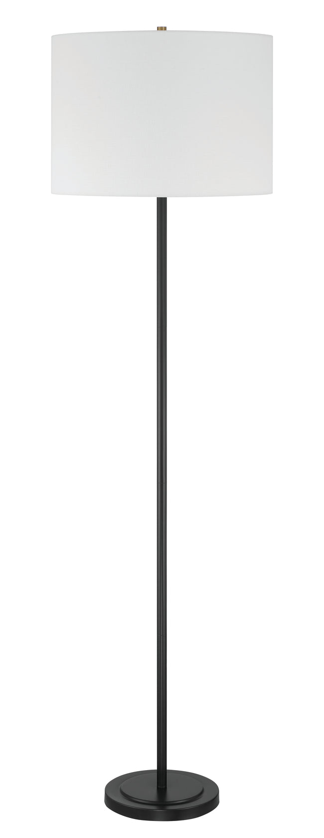 87010FB-F - Jones 1 Light 65" High Floor Lamp - Flat Black