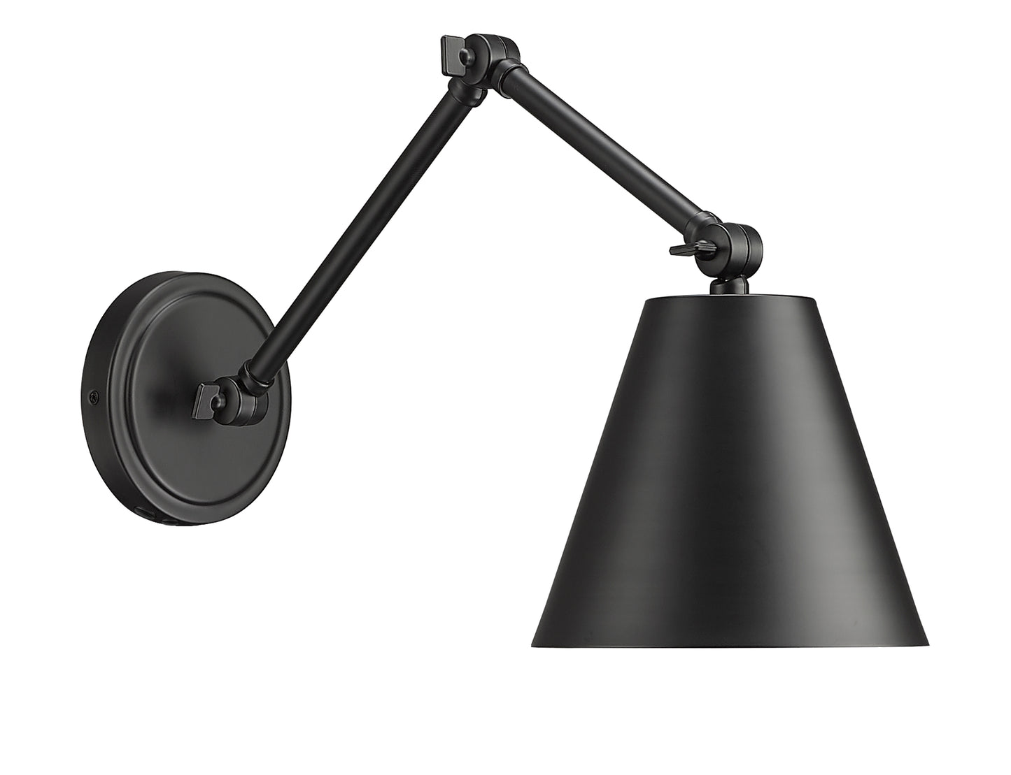 347S-MB - Regent 1 Light Wall 8" Sconce - Matte Black