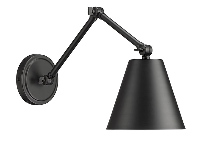 347S-MB - Regent 1 Light Wall 8" Sconce - Matte Black