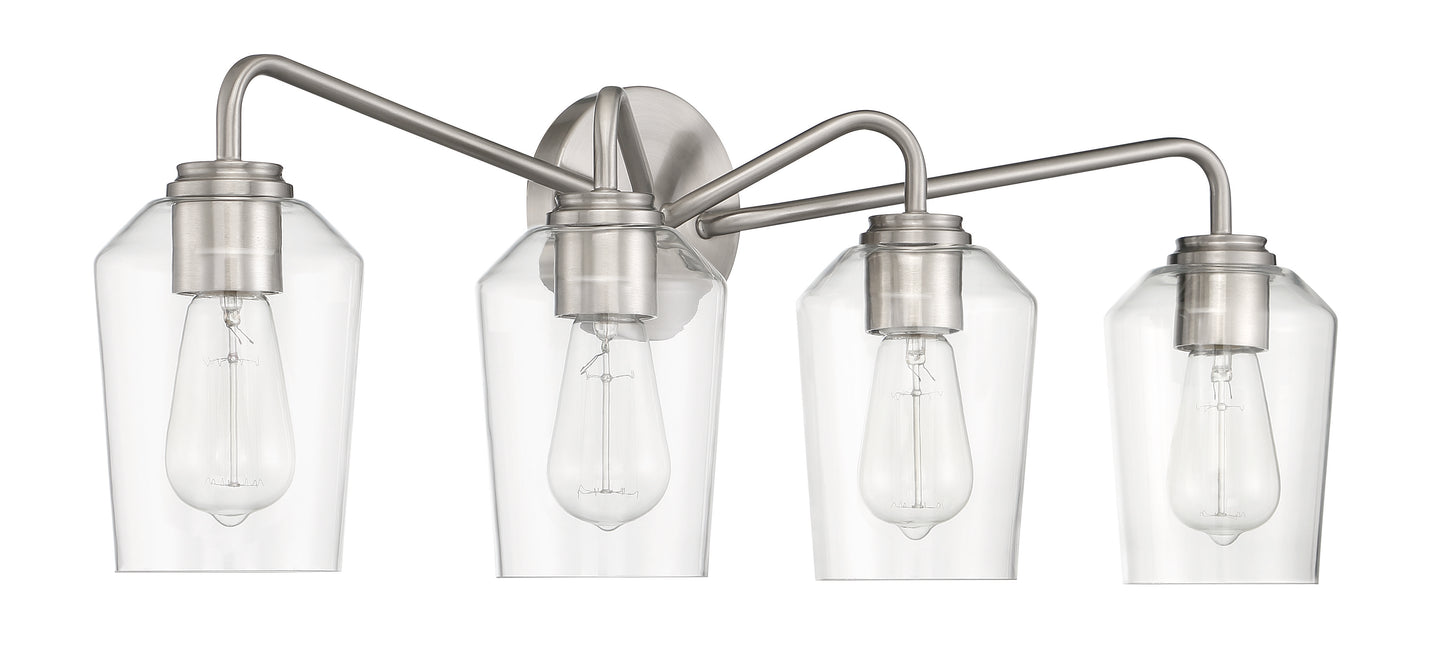 56104-BNK - Shayna 4 Light 31" Wide Vanity Light - Brushed Nickel
