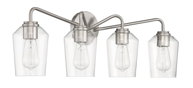 56104-BNK - Shayna 4 Light 31" Wide Vanity Light - Brushed Nickel