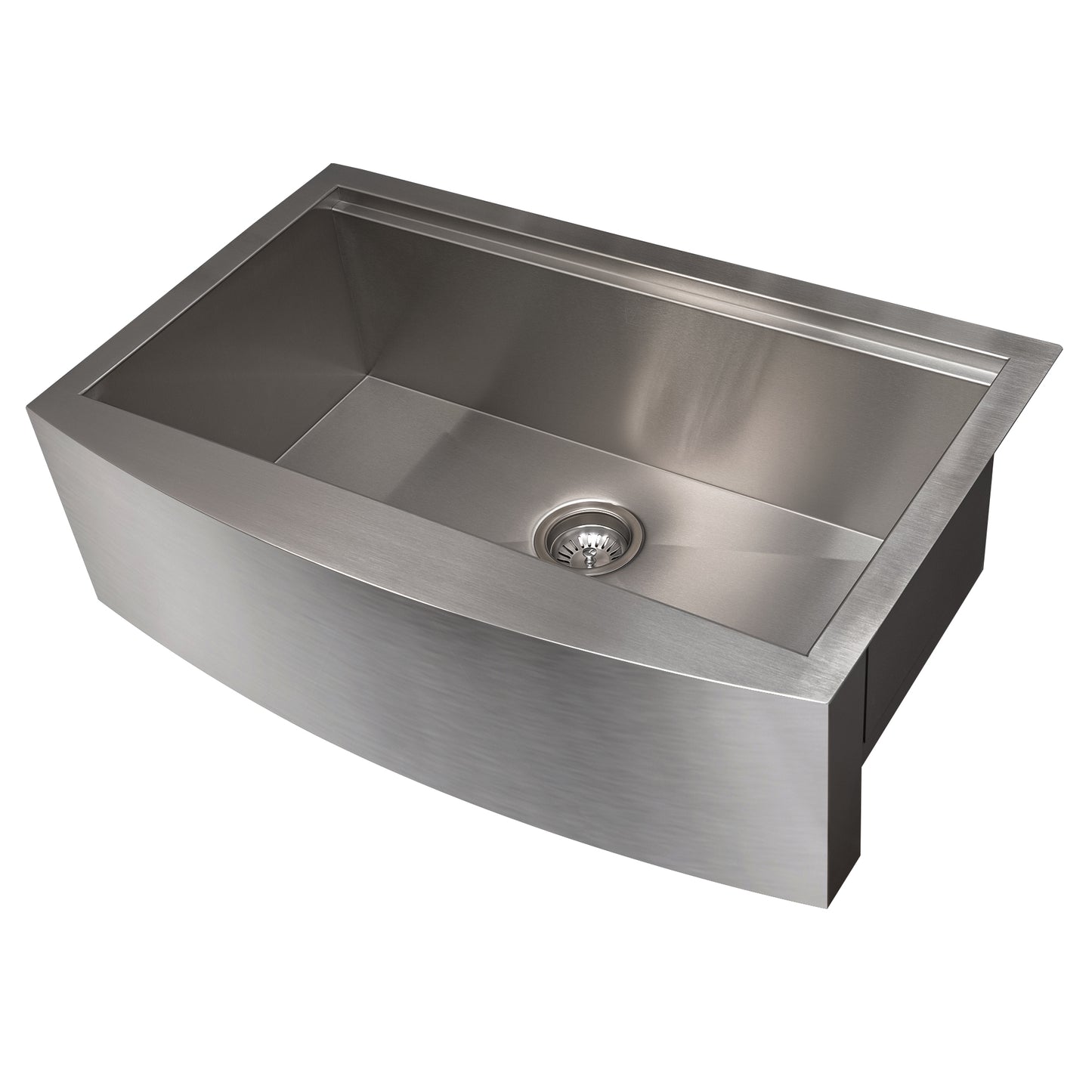 SLSAP-33 - 33" Moritz Farmhouse Apron Mount Single Bowl Stainless Steel Kitchen Sink with Bottom Grid and Accessories