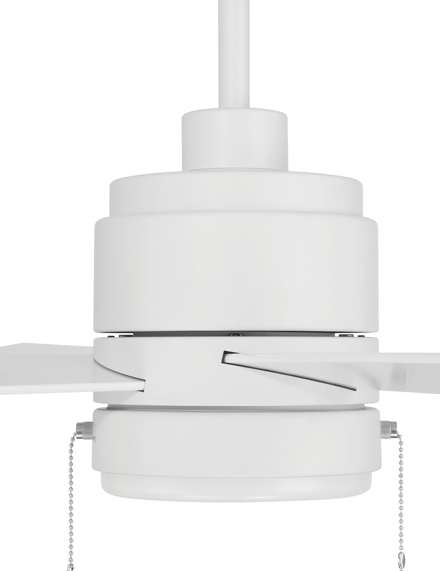MCY52W4-PC - McCoy 52 4 Blade with Pull Chains 52" 4 Blade Ceiling Fan with Light Kit - White